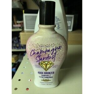 Tan Asz UChampagne Stardust 400X Bronzer Dark SUNLESS  Tanning Lotion 7.5oz